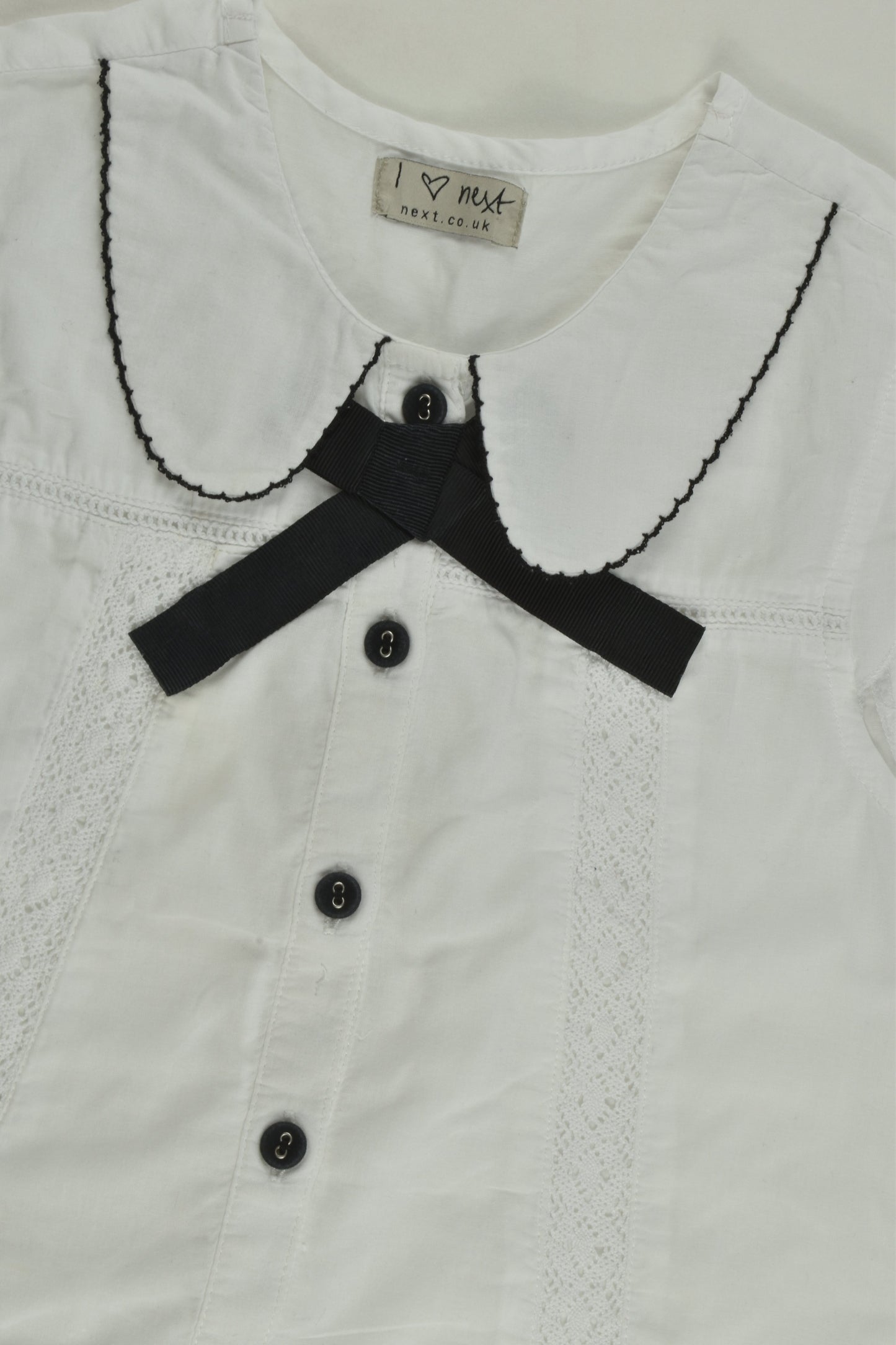 Next Size 4 (104 cm) Shirt with Lace Detail