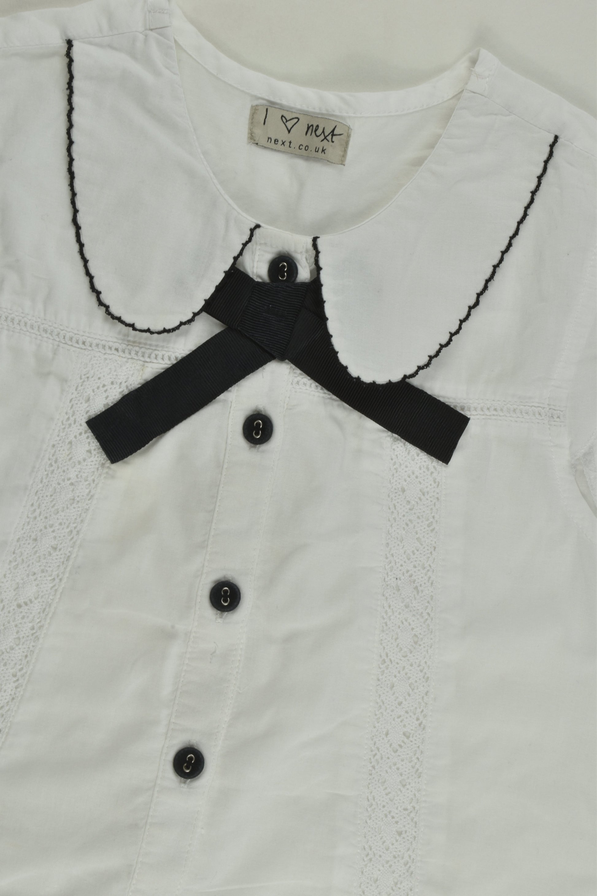 Next Size 4 (104 cm) Shirt with Lace Detail