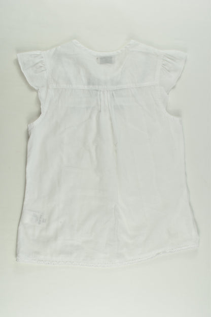 Next Size 4 (104 cm) Shirt with Lace Detail