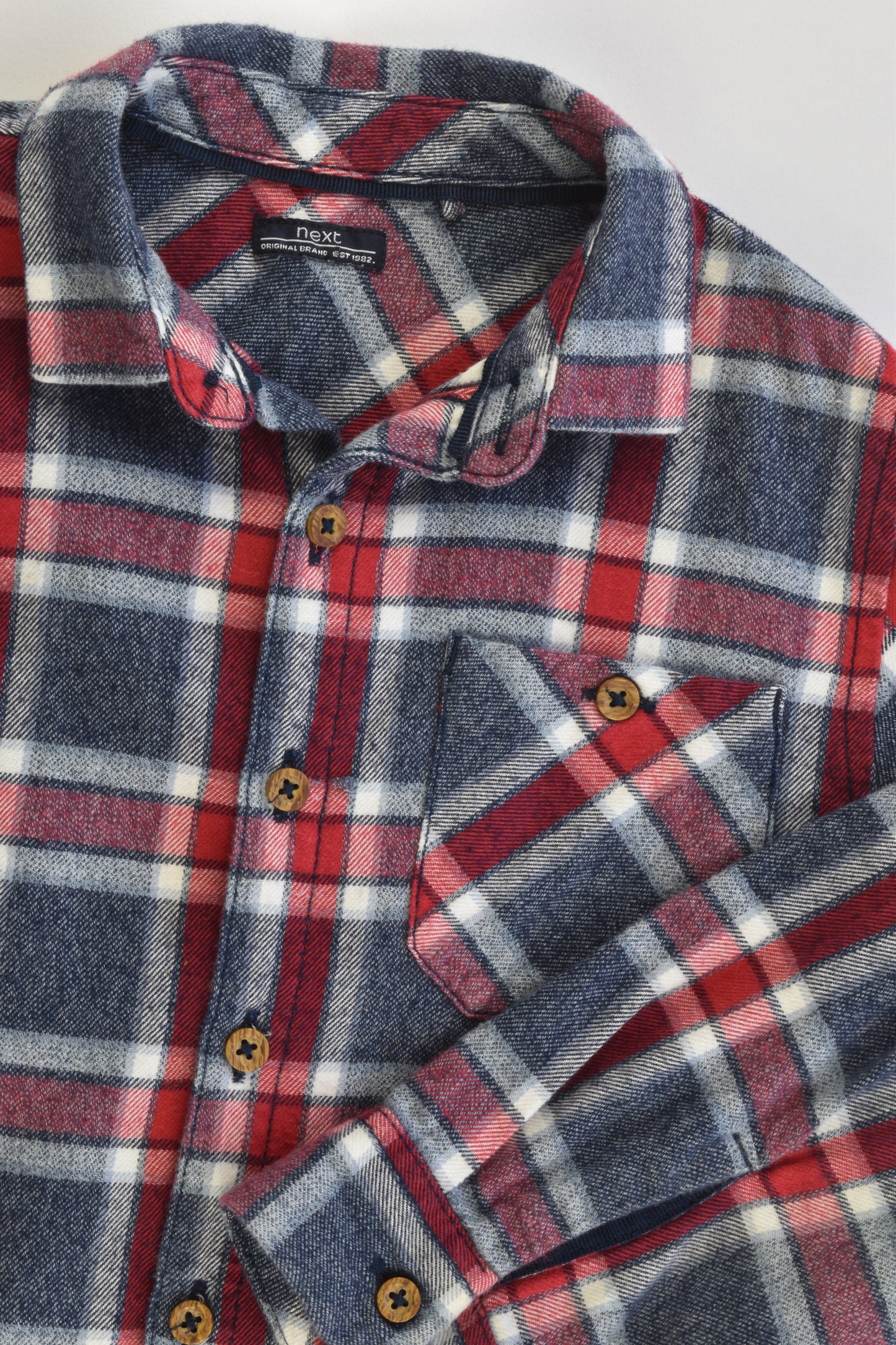 Next Size 4-5 (110 cm) Checked Casual Collared Winter Shirt