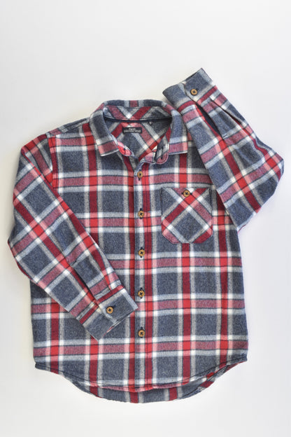 Next Size 4-5 (110 cm) Checked Casual Collared Winter Shirt