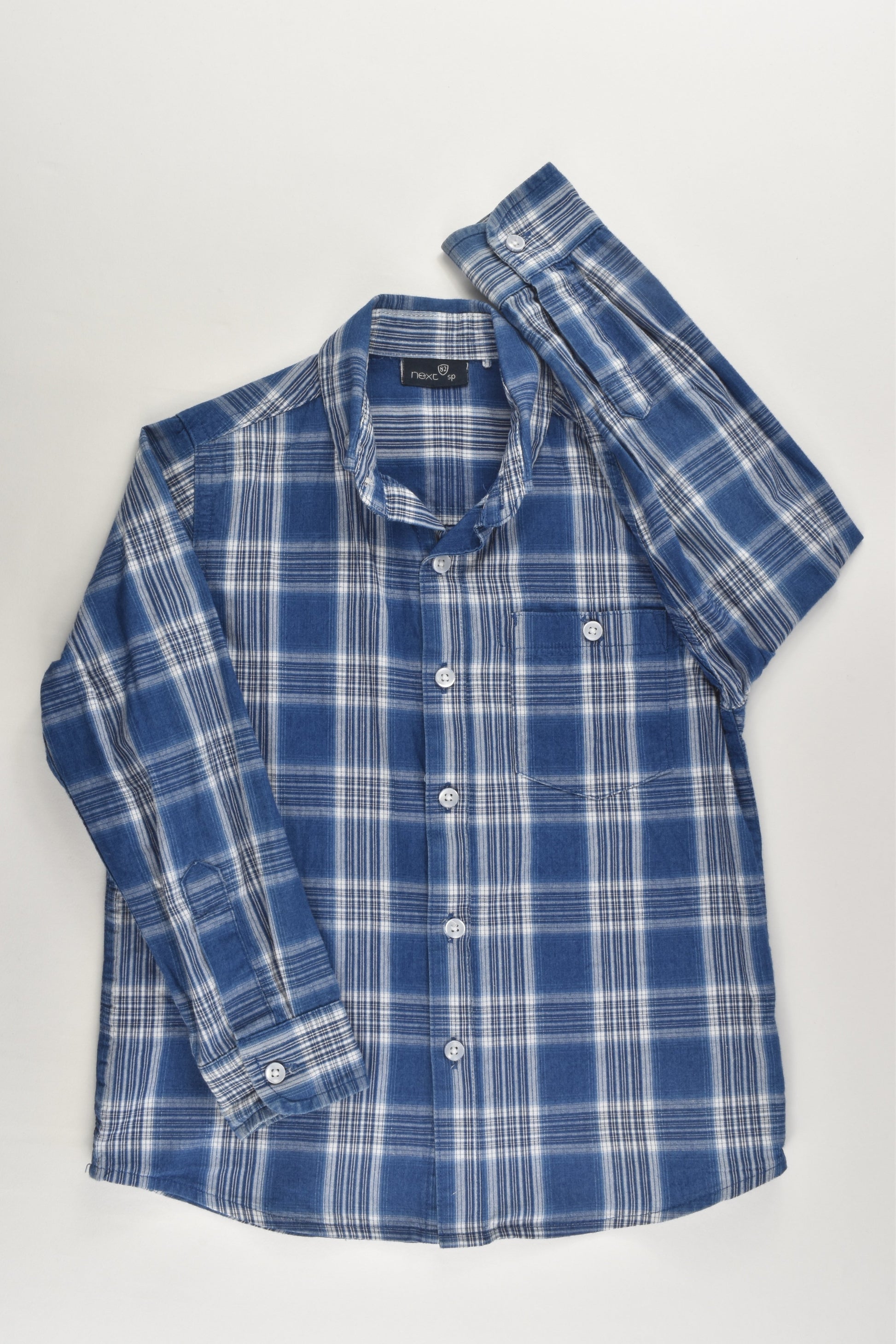 Next Size 5 (110 cm) Checked Collared Shirt