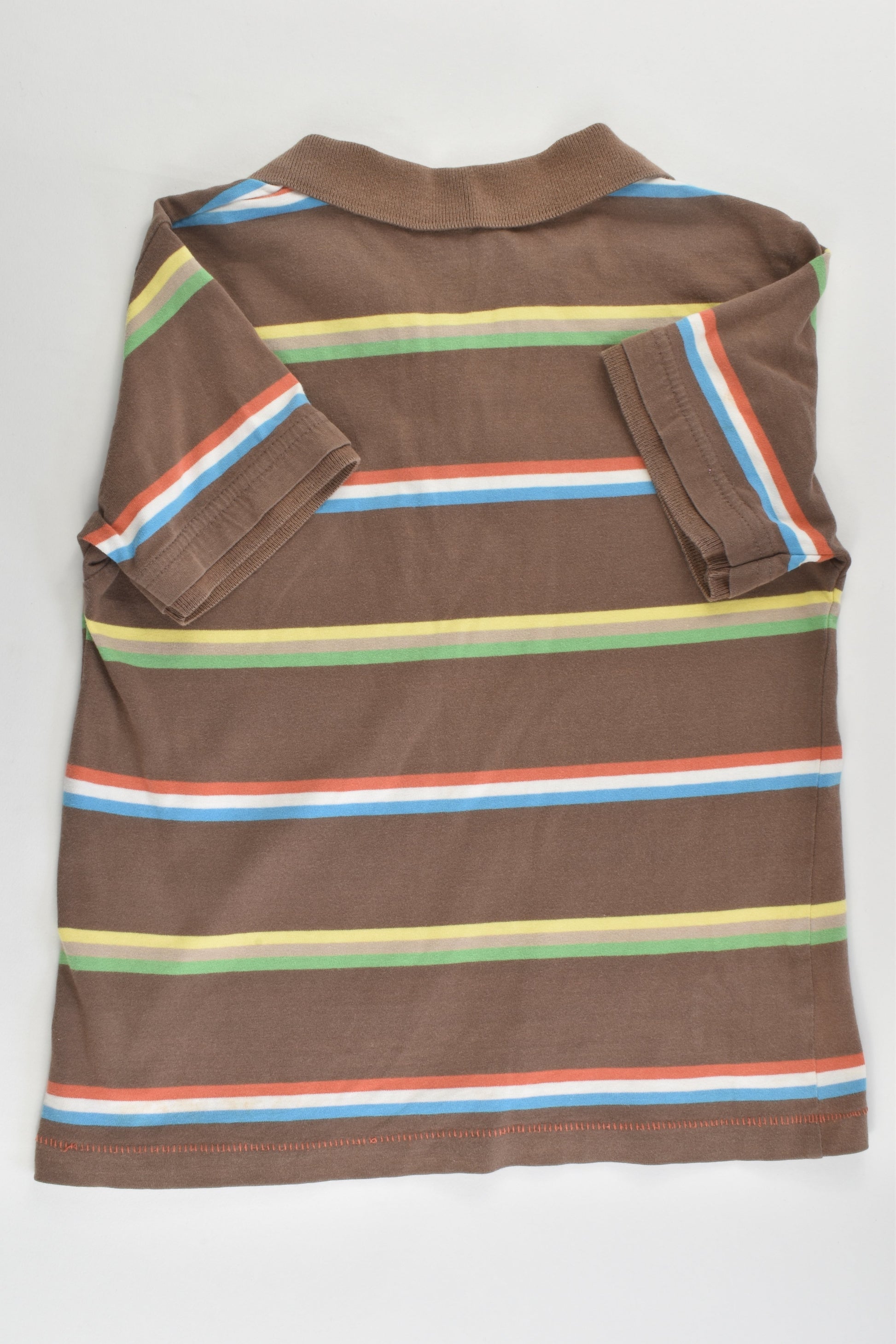 Next Size 5 (110 cm) Collared Striped T-shirt