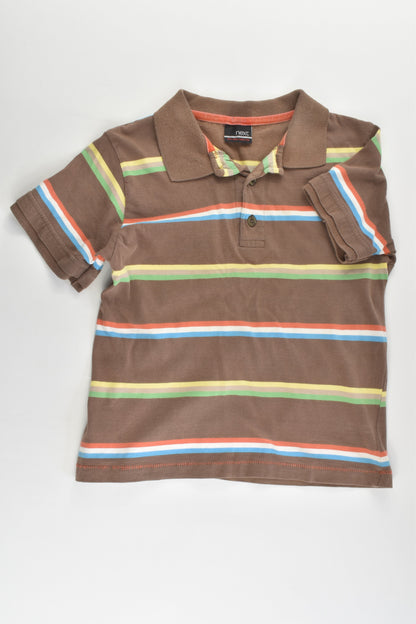 Next Size 5 (110 cm) Collared Striped T-shirt