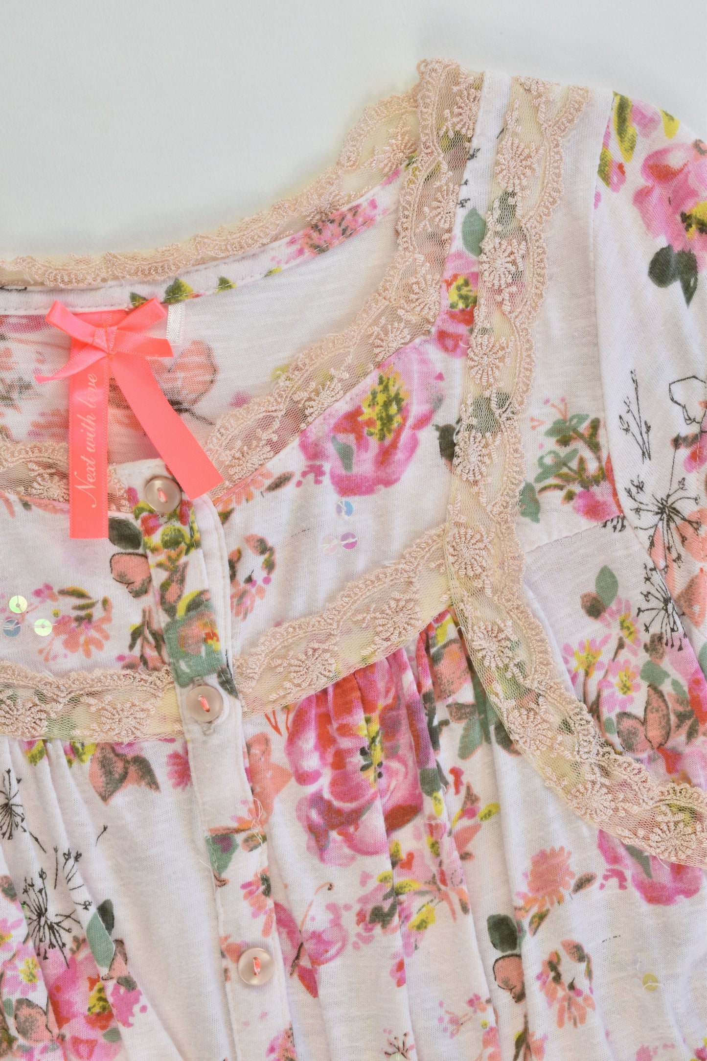 Next Size 7 (122 cm) Floral Dress