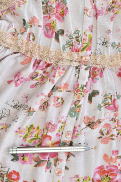 Next Size 7 (122 cm) Floral Dress