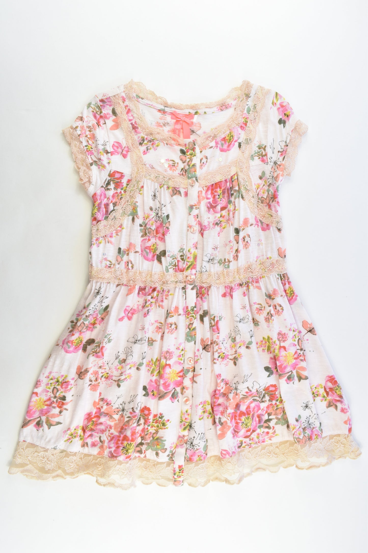 Next Size 7 (122 cm) Floral Dress