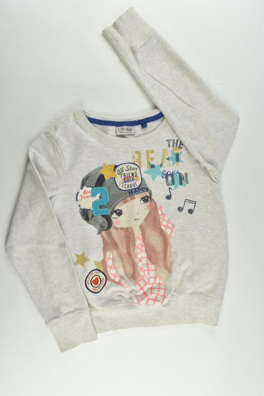 Next Size 8 (128 cm) Girl with Headphones Sweater