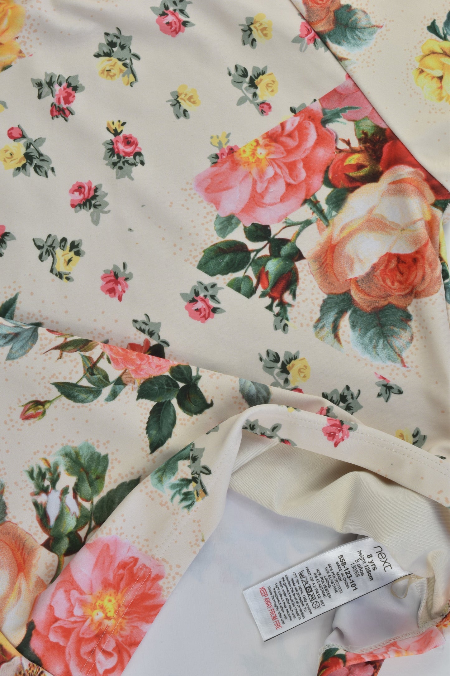 Next Size 8 (128 cm) Roses Swim Set