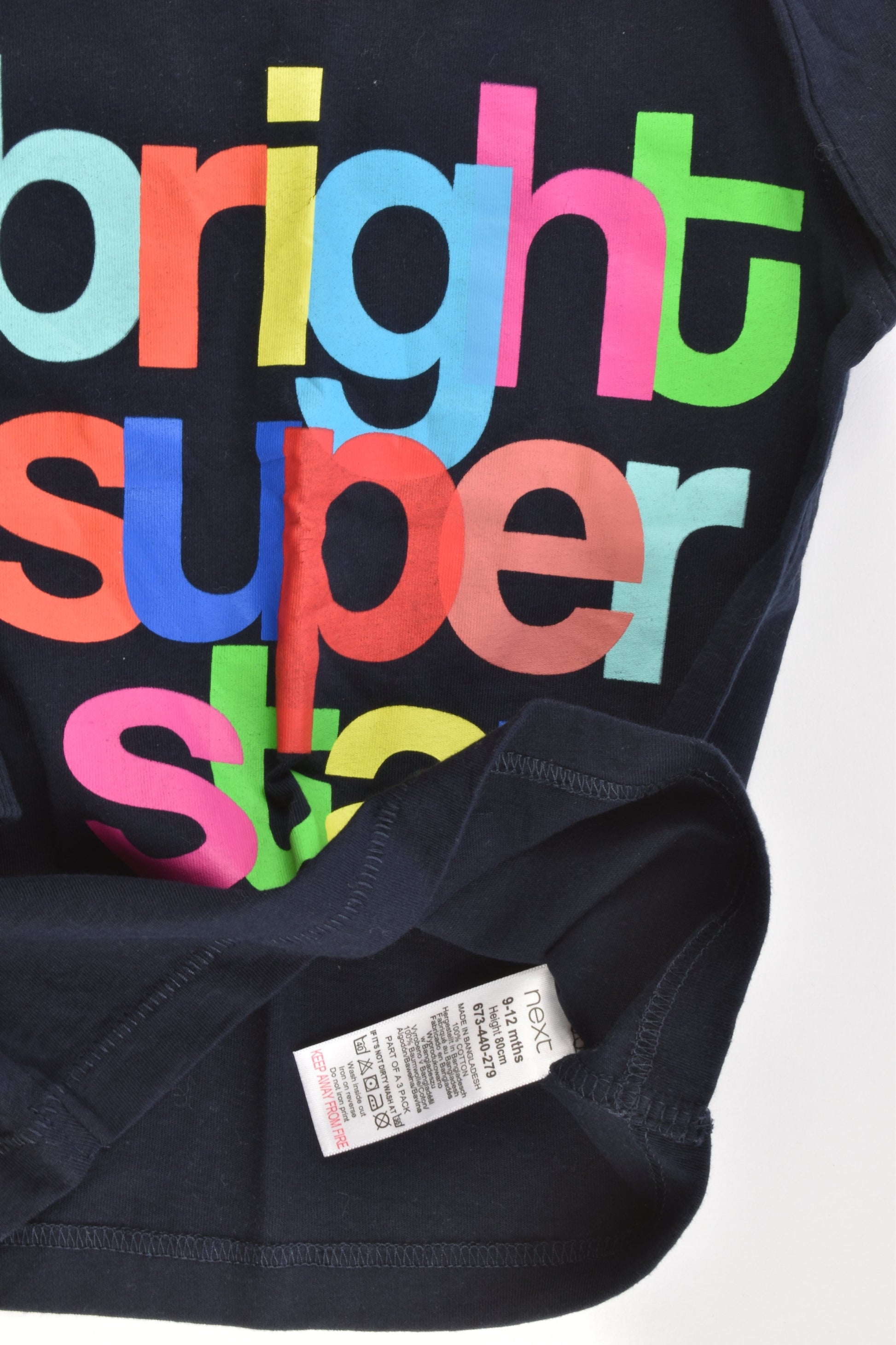Next Size 9-12 months (80 cm) "Bright Super Star" Top