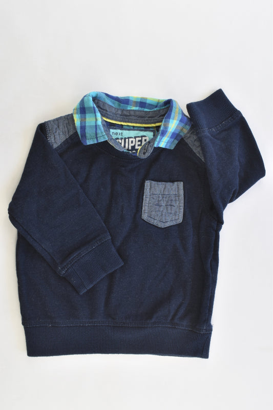Next Size 9-12 months Collared Sweater