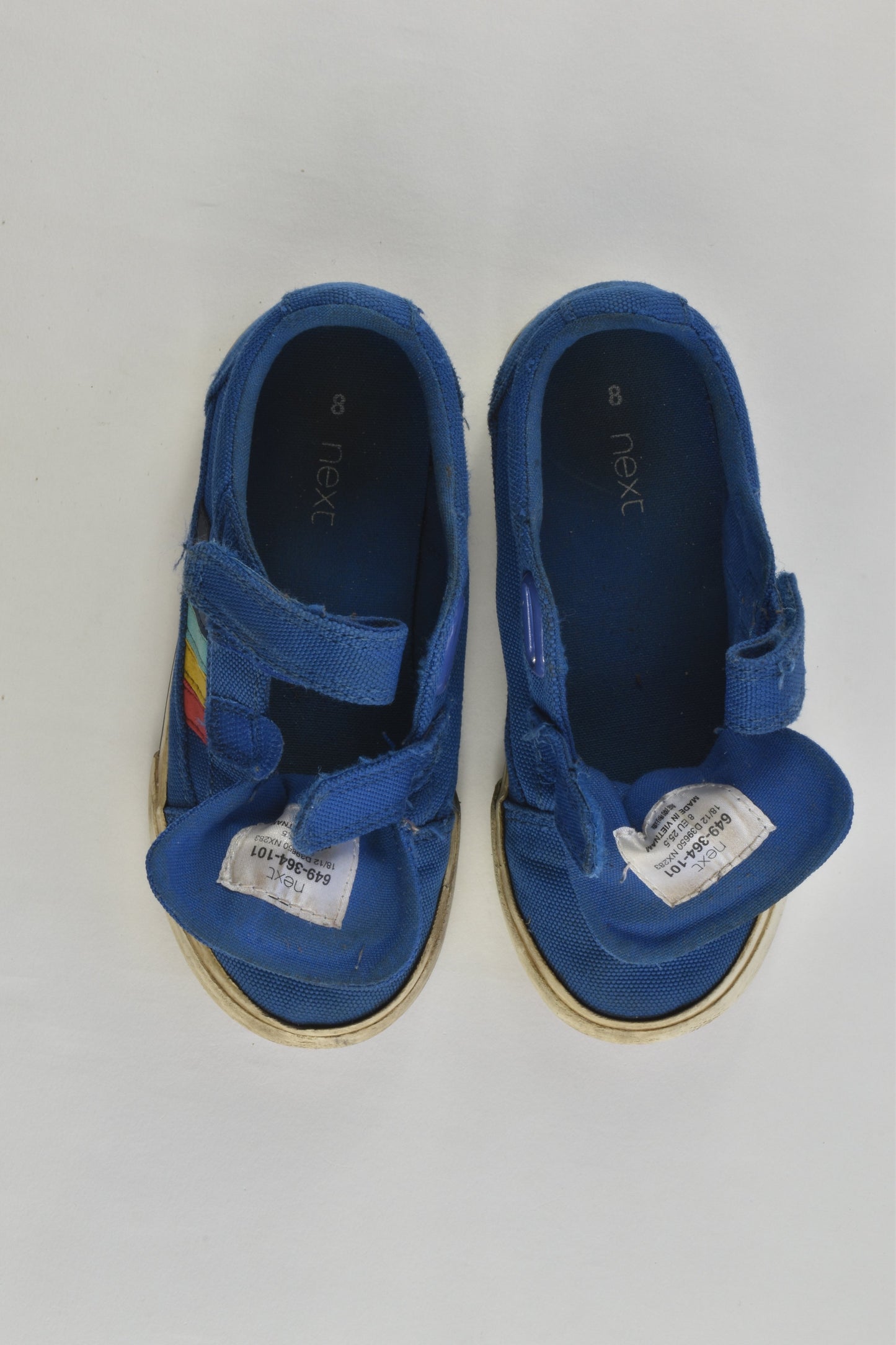 Next Size UK 8 Rainbow Stripes Shoes