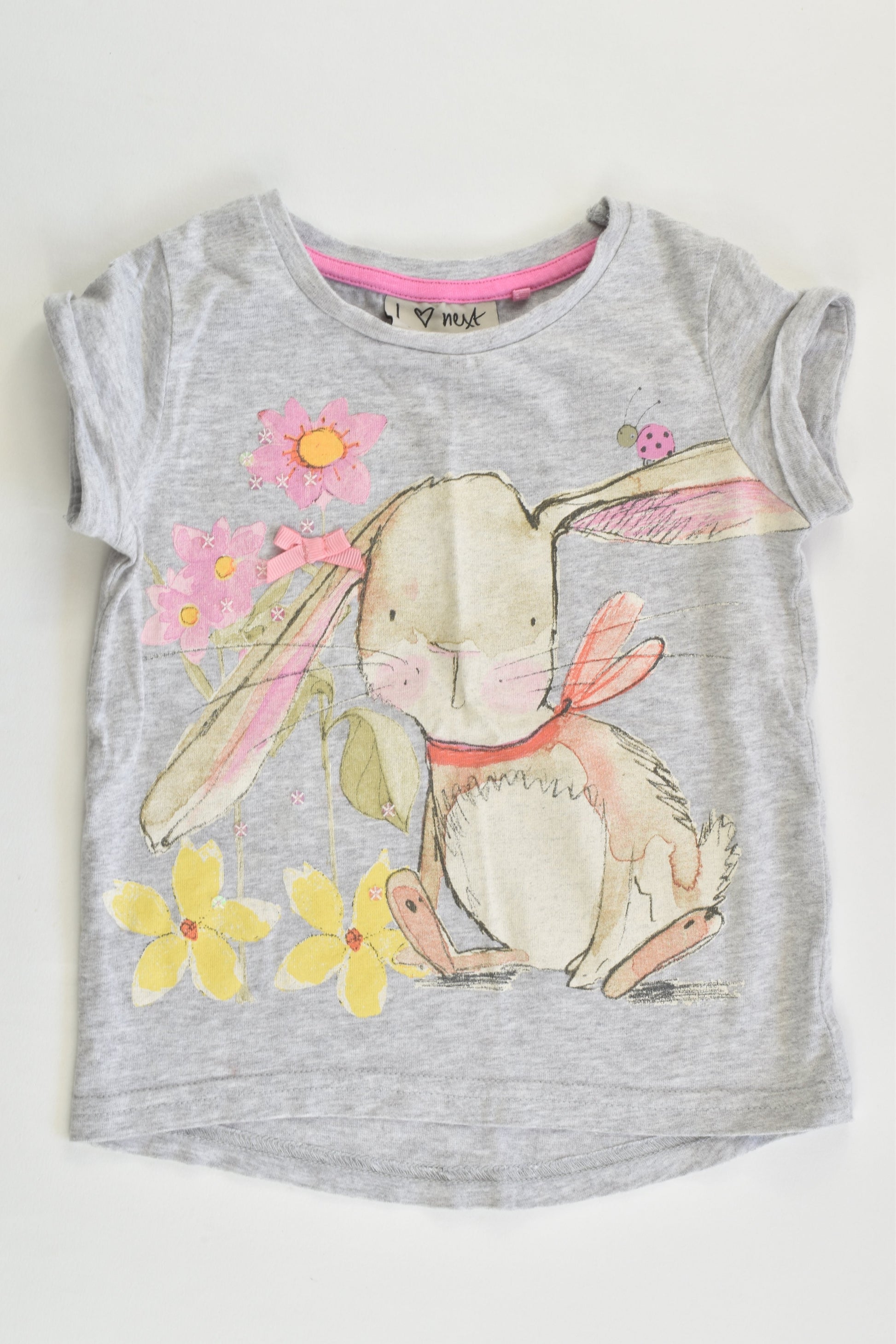 Next (UK) Size 0 (6-9 months) Bunny T-shirt