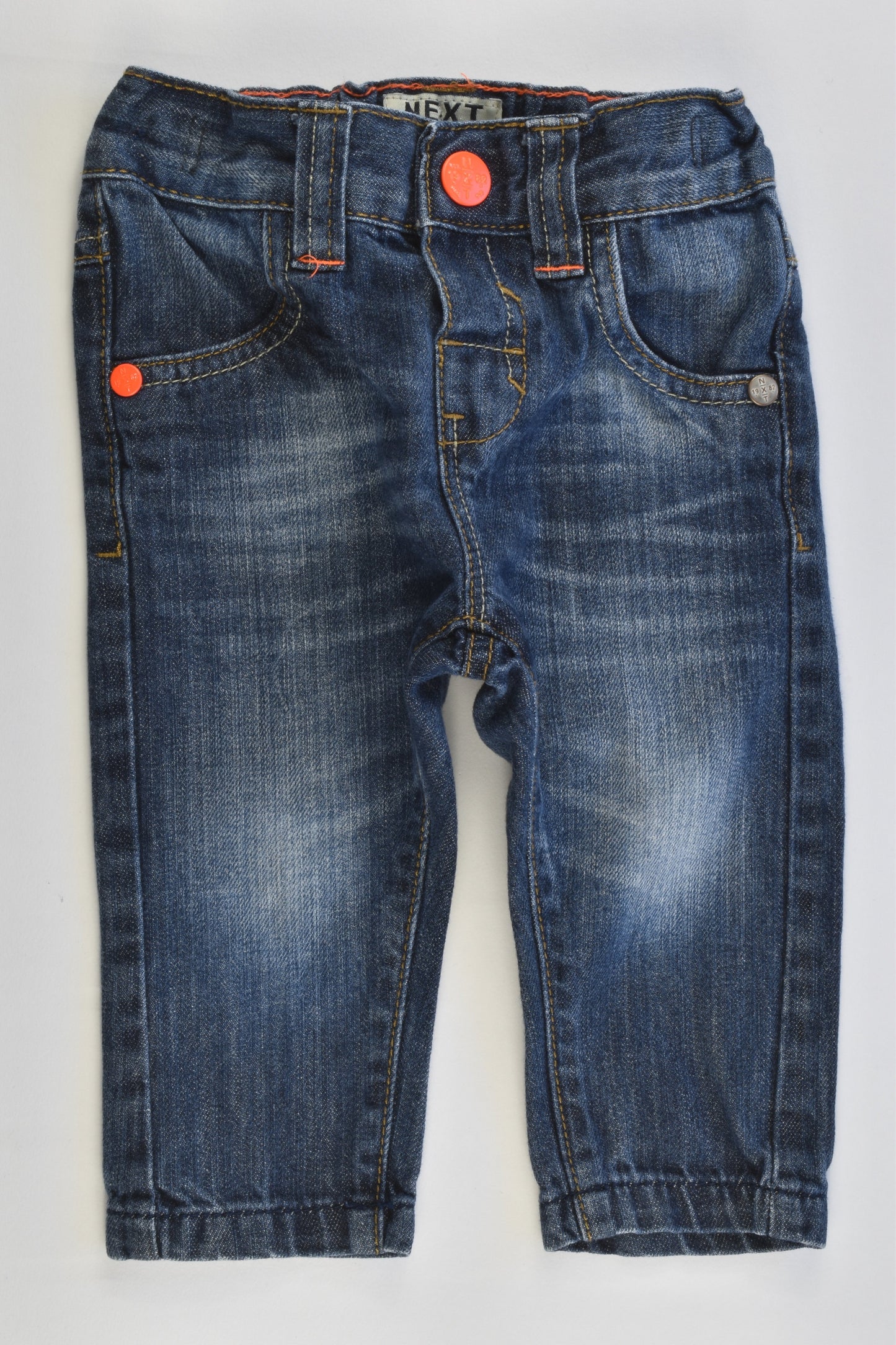 Next (UK) Size 0 (6-9 months) Denim Pants