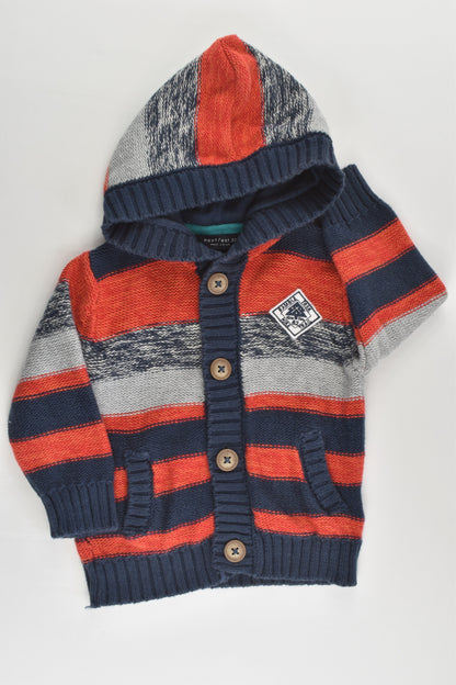 Next (UK) Size 0 (6-9 months) Hooded Knitted Jumper