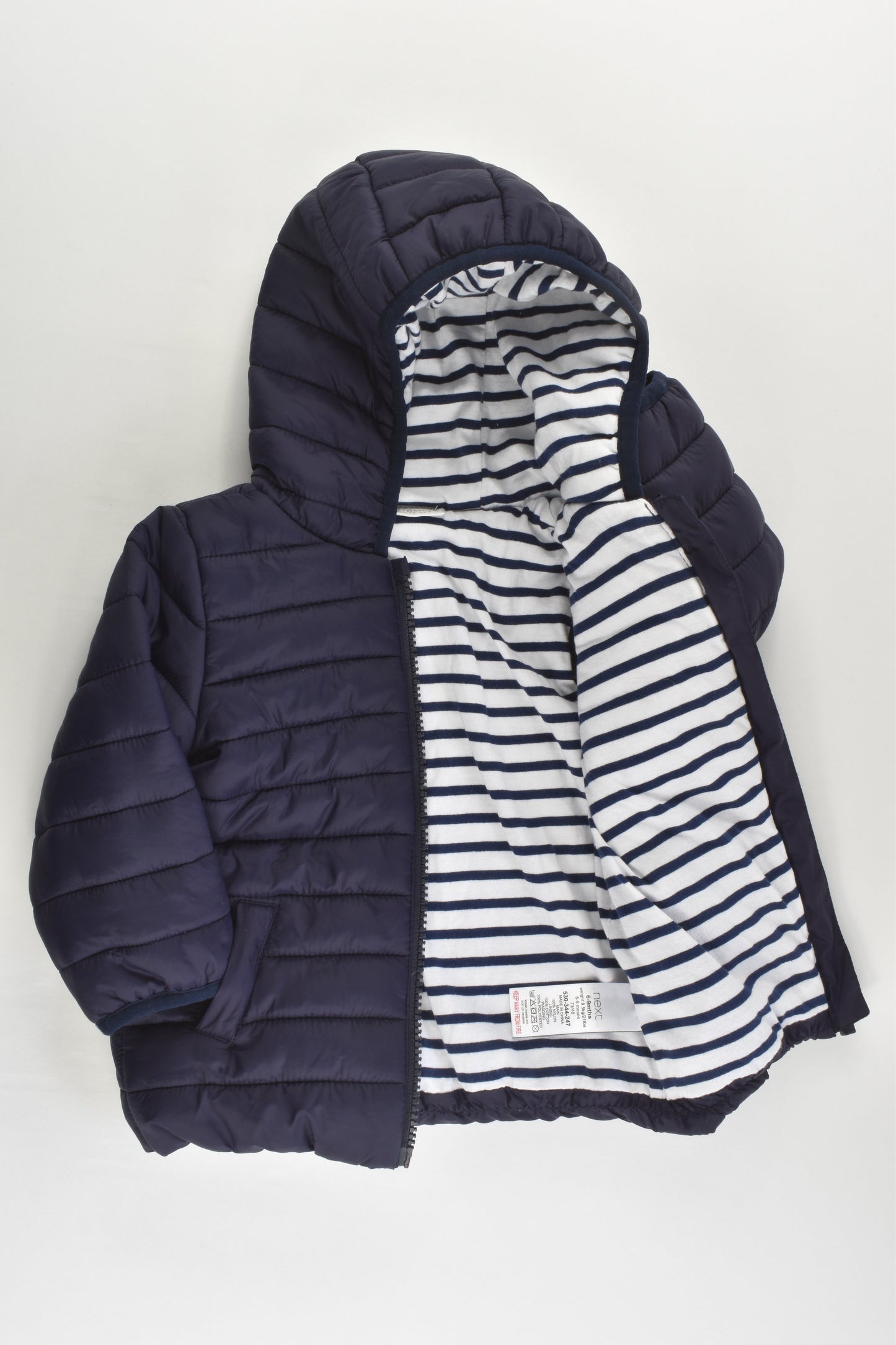Next (UK) Size 0 (6-9 months) Hooded Winter Jacket