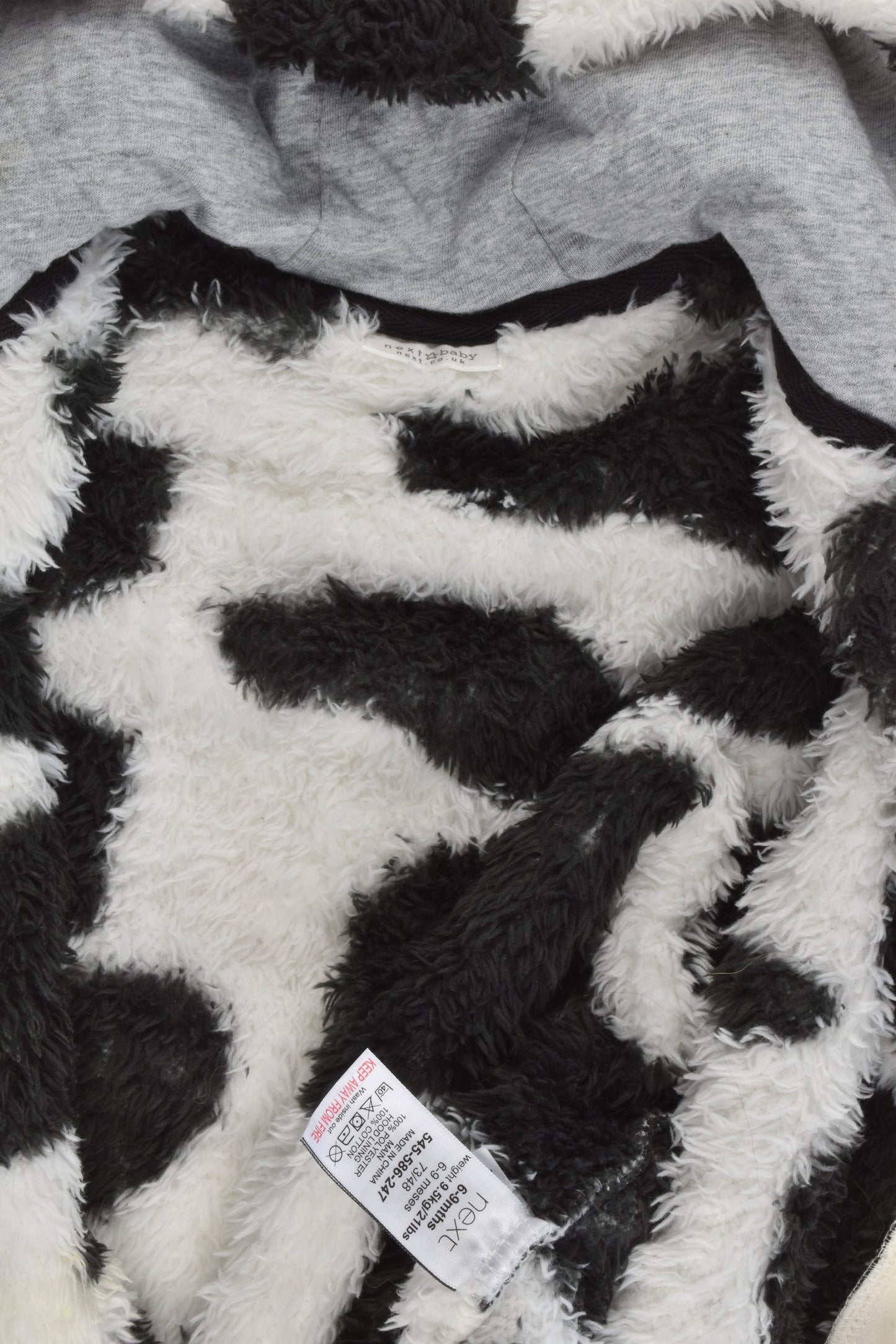 Next (UK) Size 0 (6-9 months) Soft and Fluffy Onesie