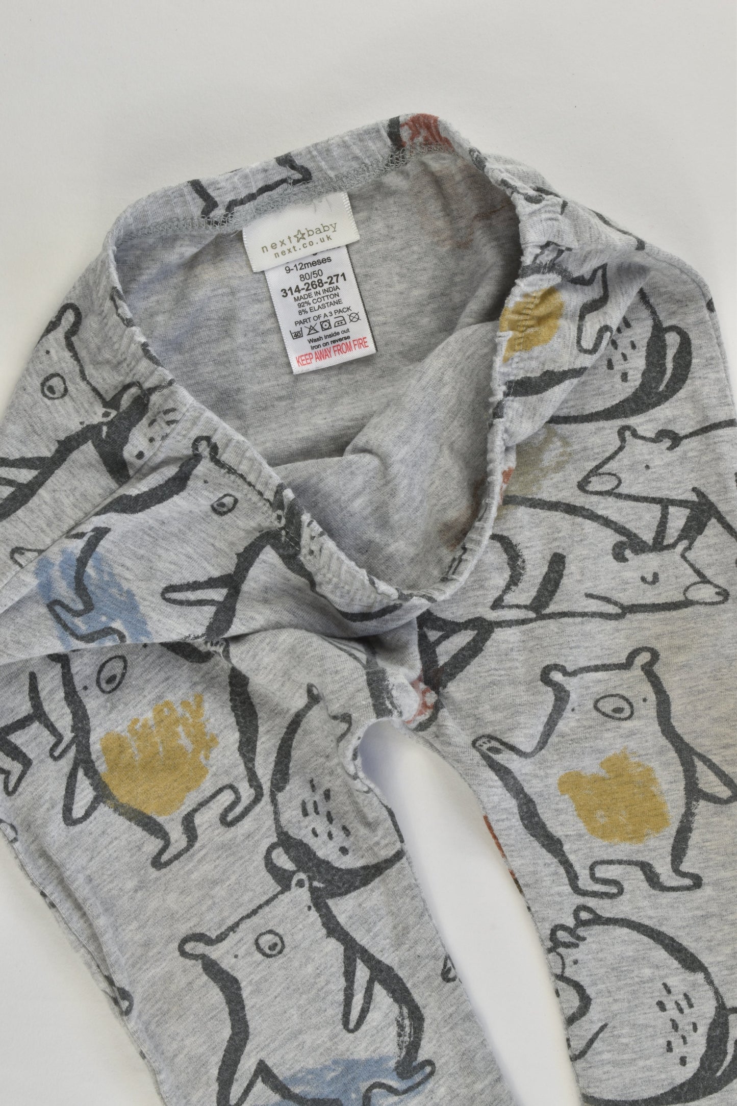 Next (UK) Size 0 (9-12 months) Bear Outfit