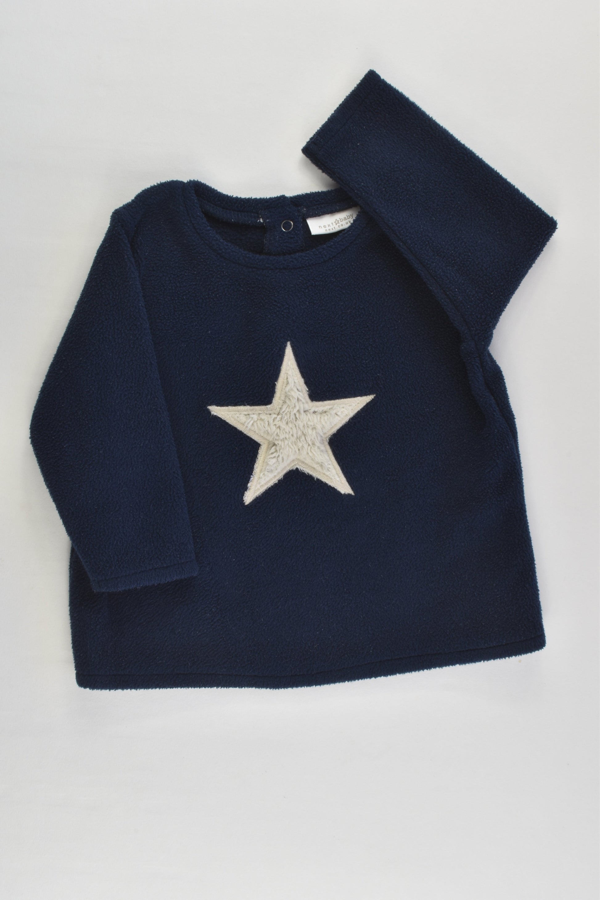 Next (UK) Size 00 (3-6 months) Star Fleece Jumper