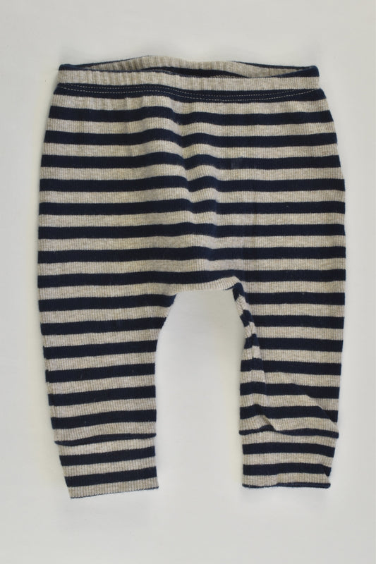 Next (UK) Size 00 (3-6 months) Striped Ribbed Pants