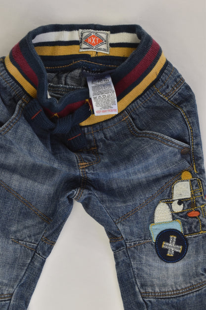 Next (UK) Size 00 (3-6 months) Tow Truck Denim Pants
