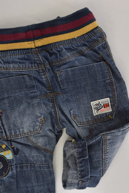 Next (UK) Size 00 (3-6 months) Tow Truck Denim Pants