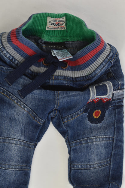 Next (UK) Size 00 (3-6 months) Truck Denim Pants