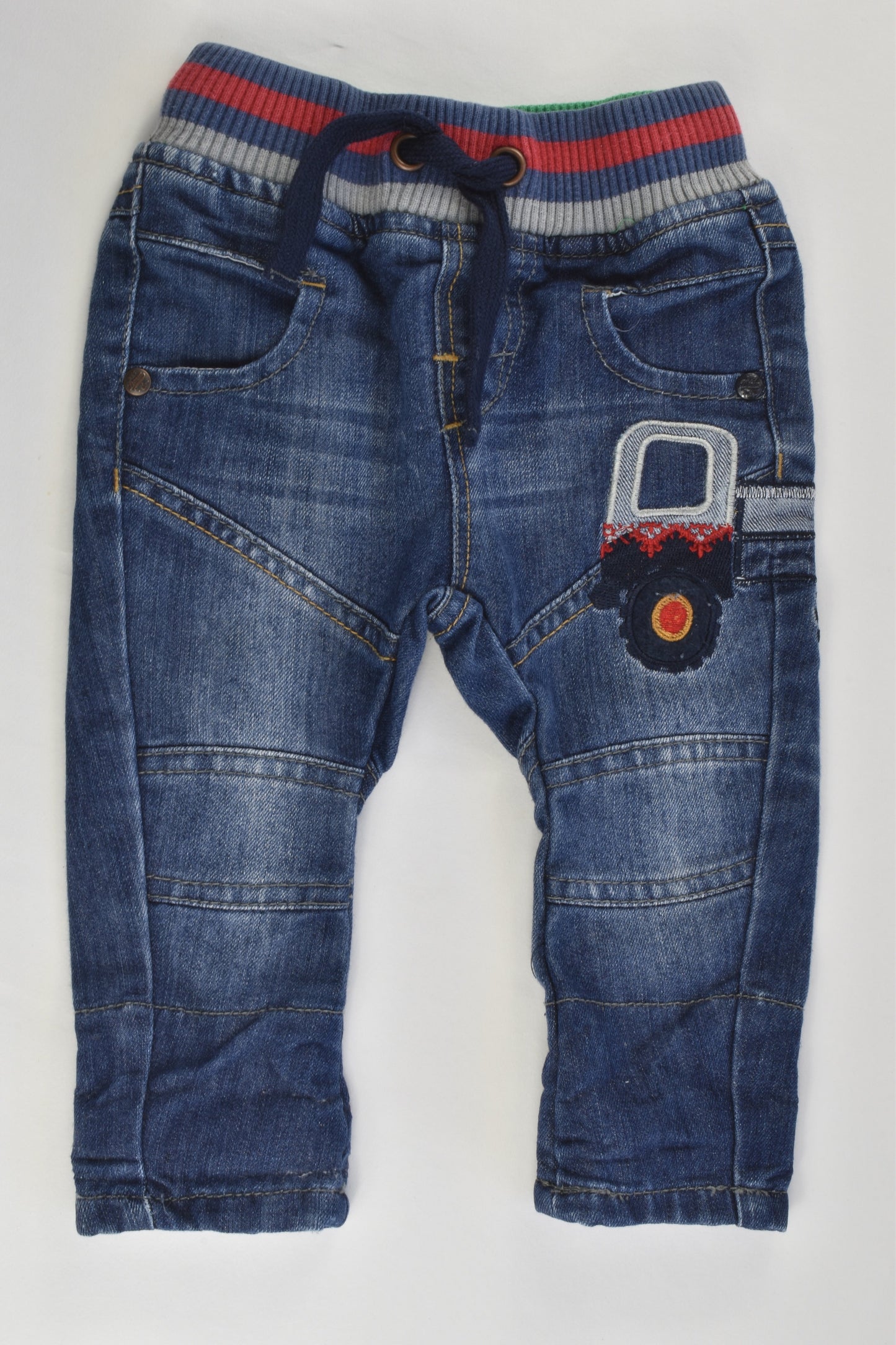 Next (UK) Size 00 (3-6 months) Truck Denim Pants
