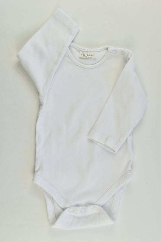 Next (UK) Size 00 (3-6 months) White Bodysuit