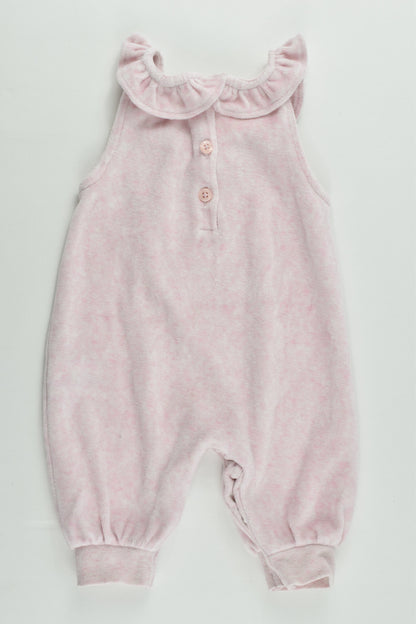 Next (UK) Size 000-000 (Up to 1 months, 56 cm) Velour Overalls
