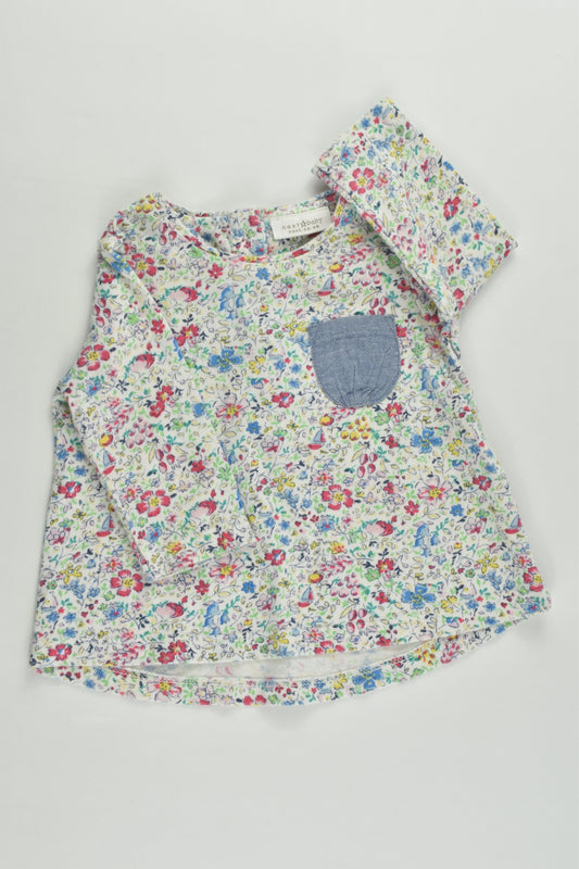 Next (UK) Size 0000 (Up to 1 months) Liberty Print Top