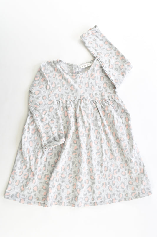 Next (UK) Size 1 (12-18 months, 86 cm) Leopard Print Dress