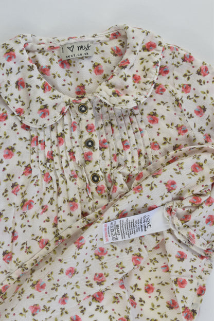 Next (UK) Size 1 (12-18 months) Floral Lightweight Blouse