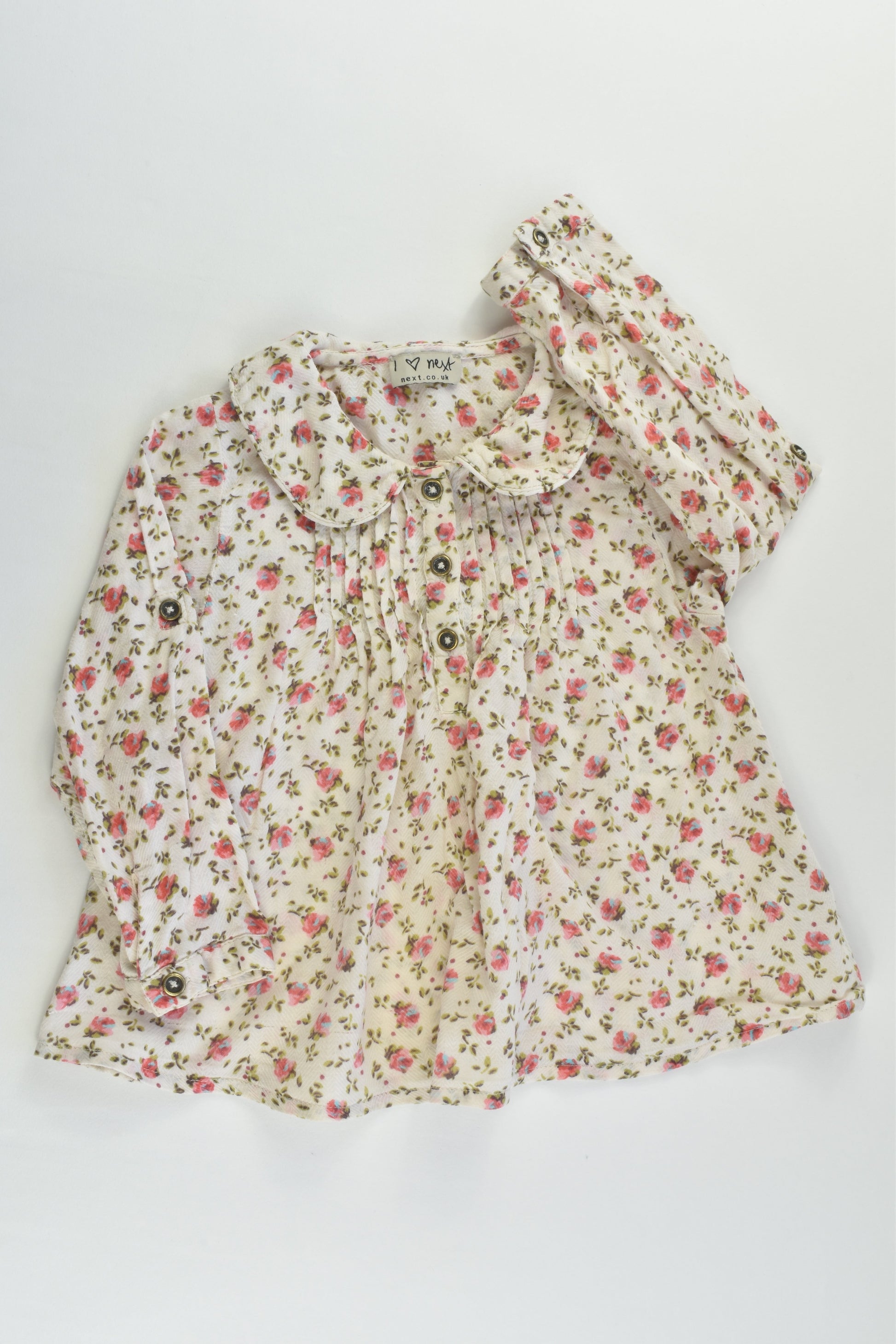 Next (UK) Size 1 (12-18 months) Floral Lightweight Blouse