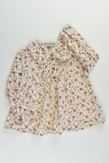 Next (UK) Size 1 (12-18 months) Floral Lightweight Blouse