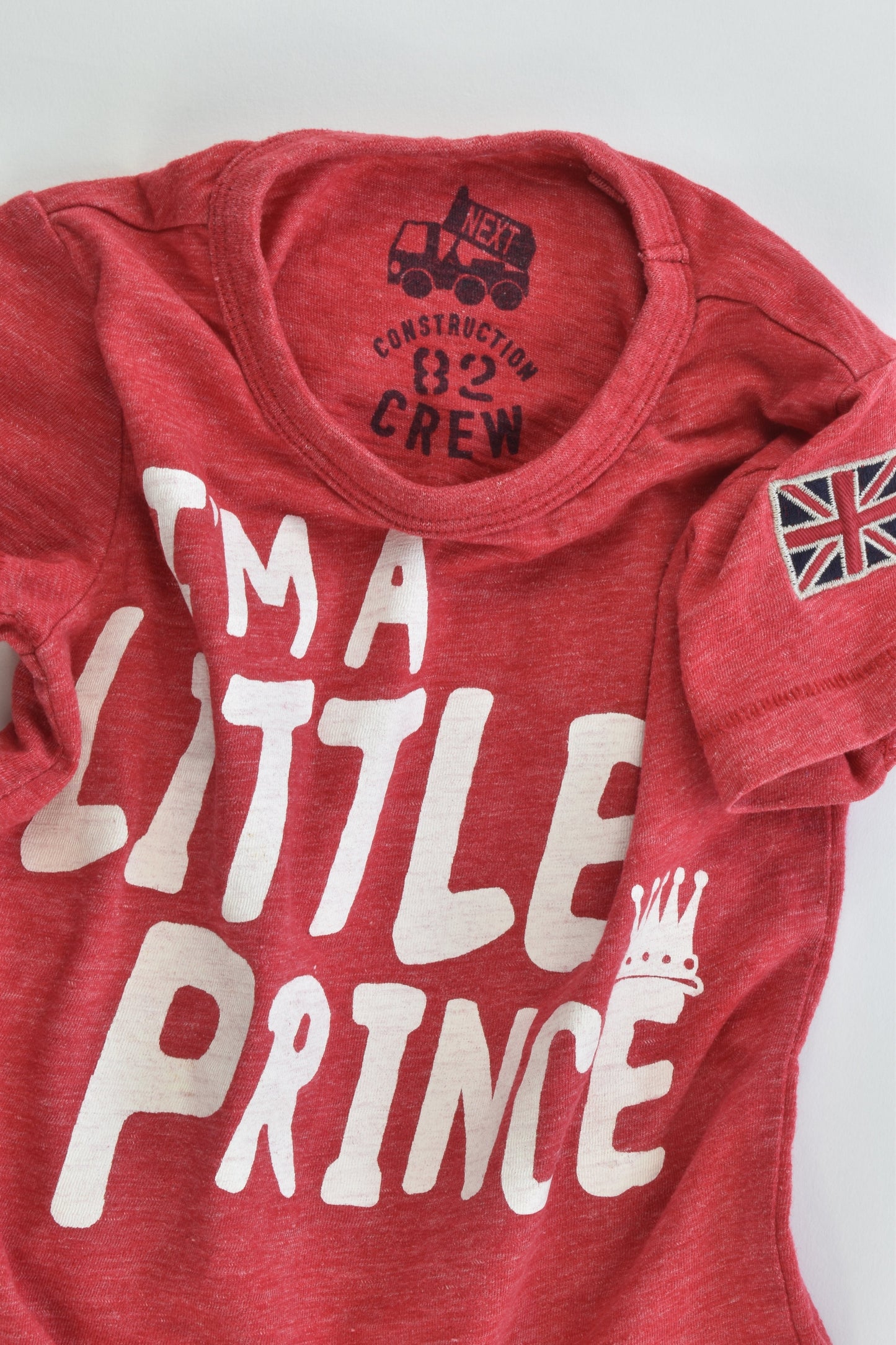 Next (UK) Size 1 (12-18 months) 'I'm a Little Prince' T-shirt
