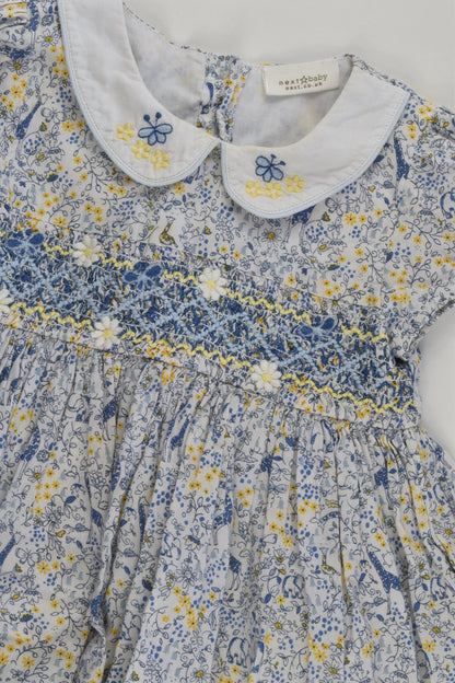 Next (UK) Size 1 (12-18 months) Lined Smocked Dress