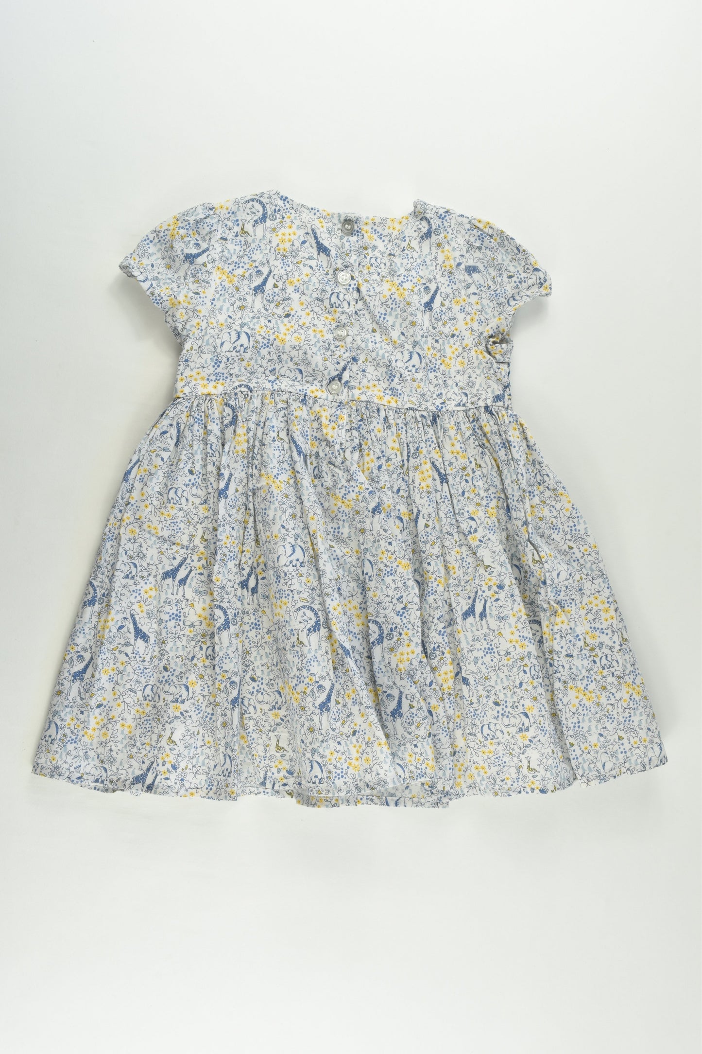 Next (UK) Size 1 (12-18 months) Lined Smocked Dress