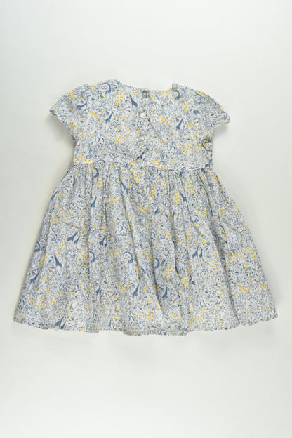 Next (UK) Size 1 (12-18 months) Lined Smocked Dress