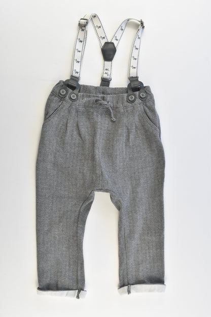 Next (UK) Size 1 (12-18 months) Stretchy Suspender Pants