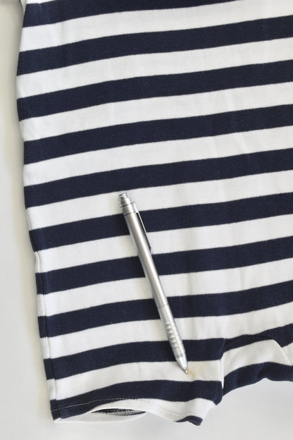Next (UK) Size 1 (12-18 months) Striped Short Romper