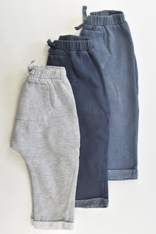 Next (UK) Size 12-18 months (86 cm, 1) Baggy Trackpants Pack of 3