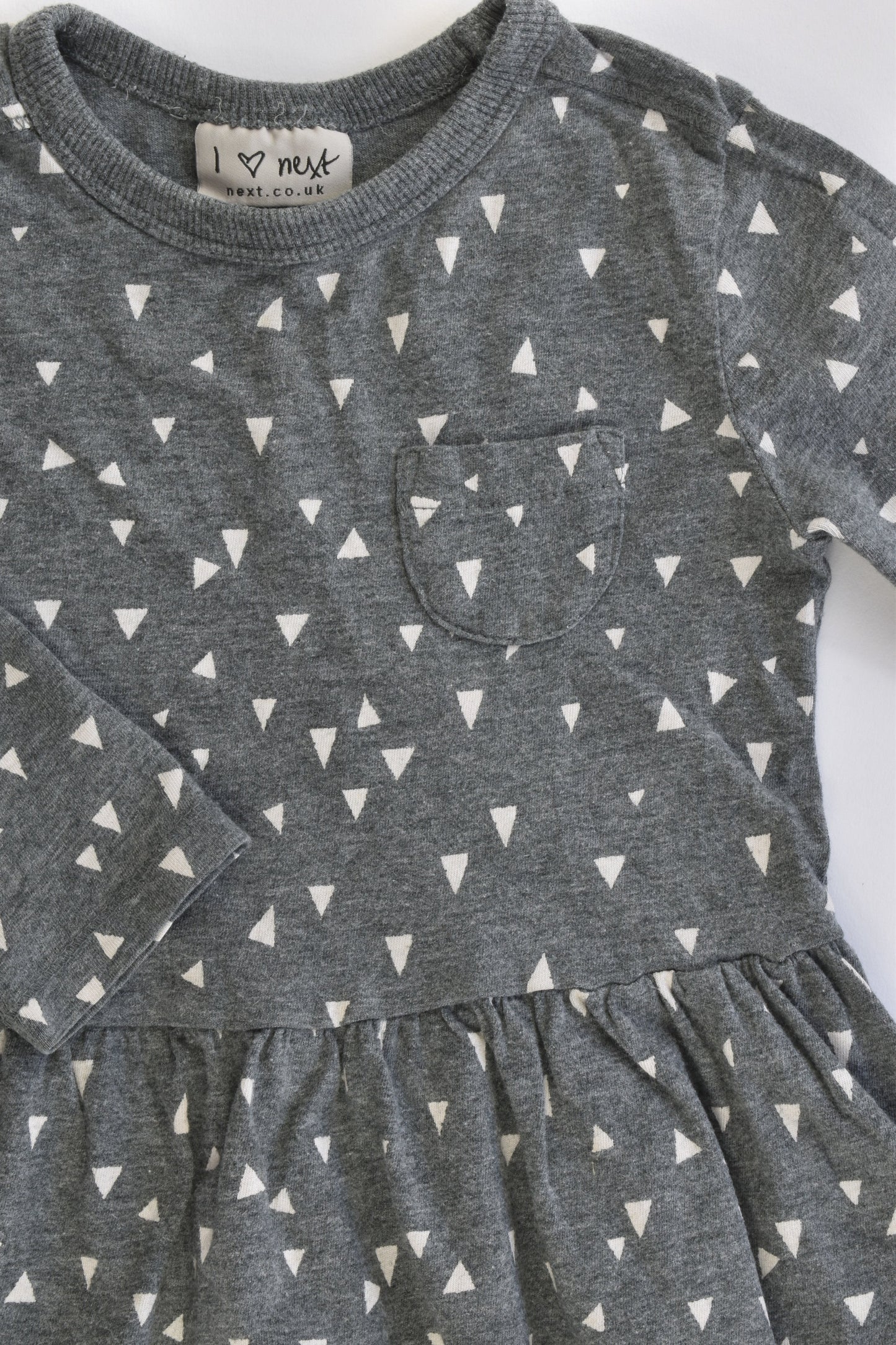 Next (UK) Size 12-18 months (86 cm) Triangles Dress