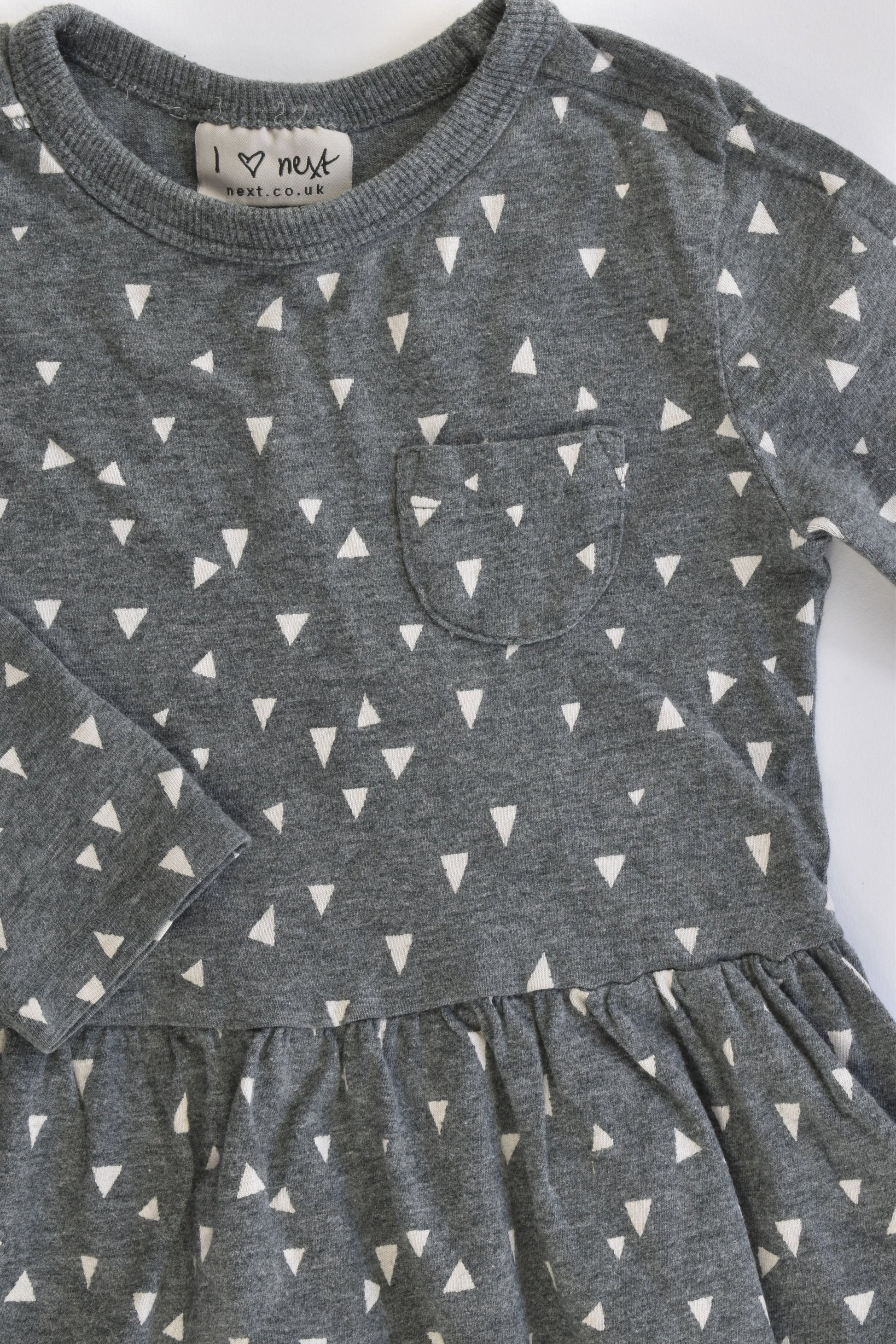 Next (UK) Size 12-18 months (86 cm) Triangles Dress