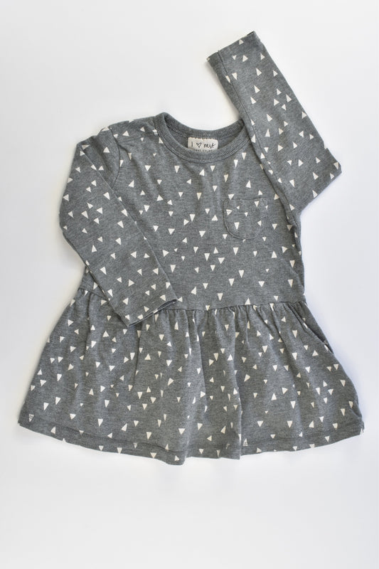 Next (UK) Size 12-18 months (86 cm) Triangles Dress