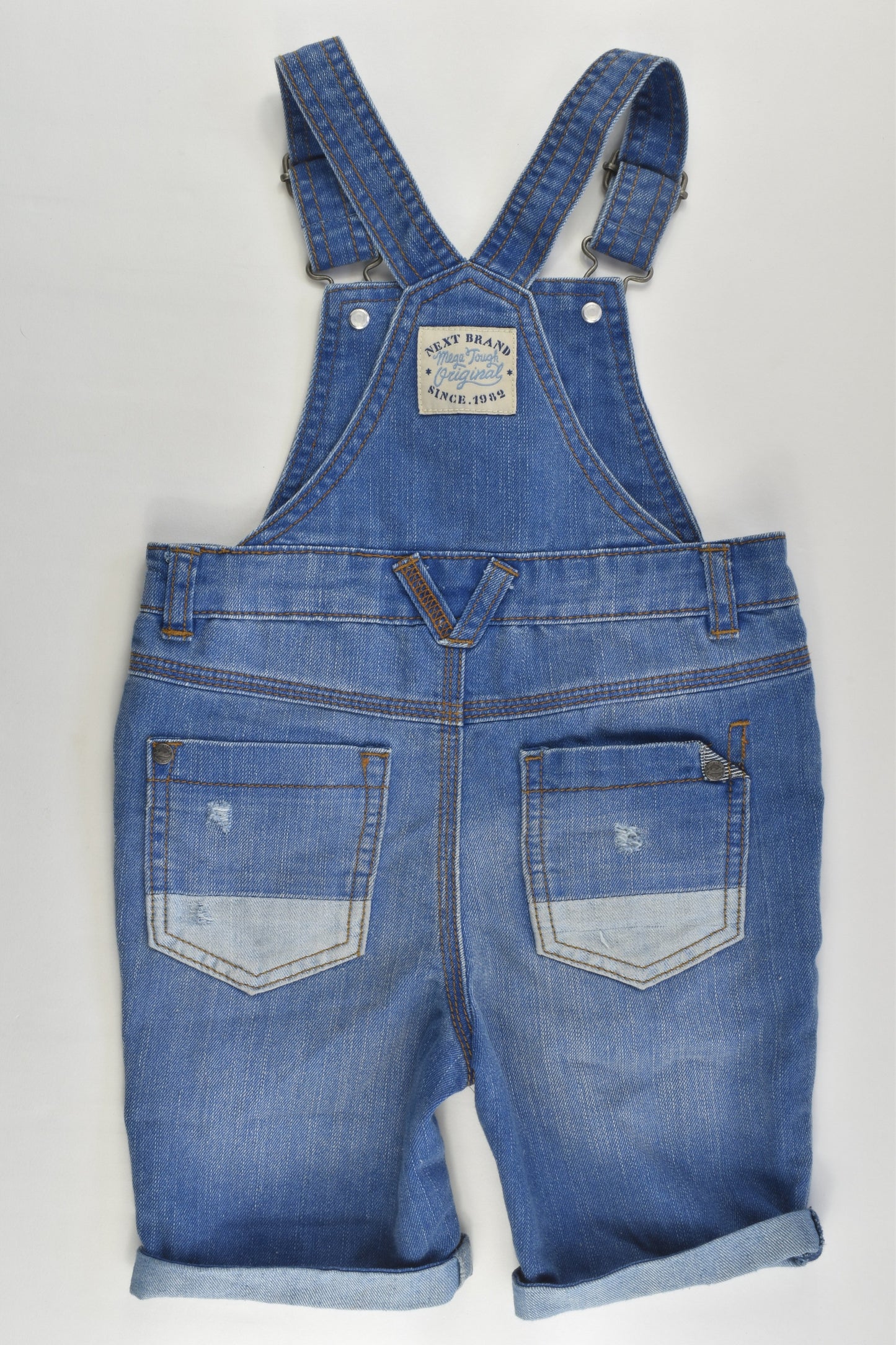 Next (UK) Size 2-3 (98 cm) Short Denim Overalls
