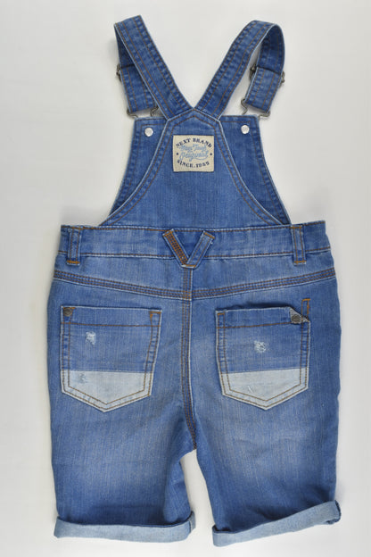 Next (UK) Size 2-3 (98 cm) Short Denim Overalls