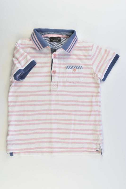 Next (UK) Size 2-3 (98 cm) Striped Polo Shirt