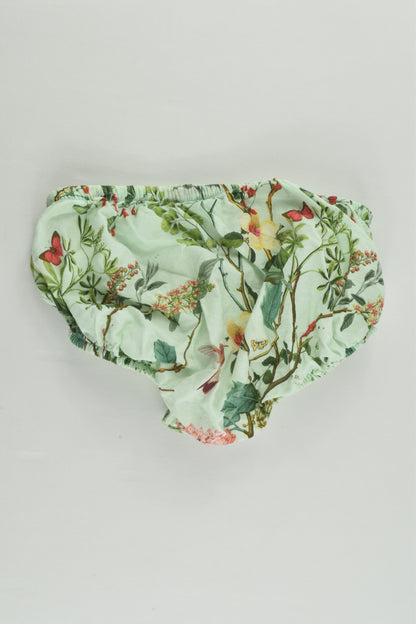 Next (UK) Size 2 (92 cm) Birds and Plants Lined Dress and Matching Bloomers