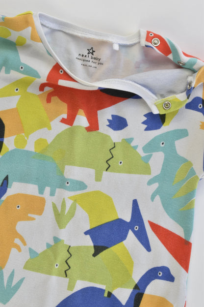 Next (UK) Size 2 (92 cm) Colorful Dinosaur Romper